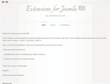 Tablet Screenshot of joomxtensions.com